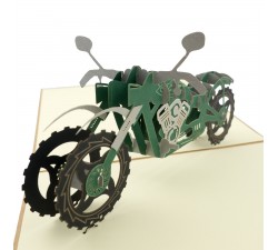 3D přání - Motorka