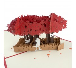 3D přání - Pár pod stromem
