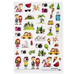 Samolepky A5: Vyrážíme na cestu