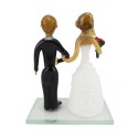 Skleněná figurka na svatební dort