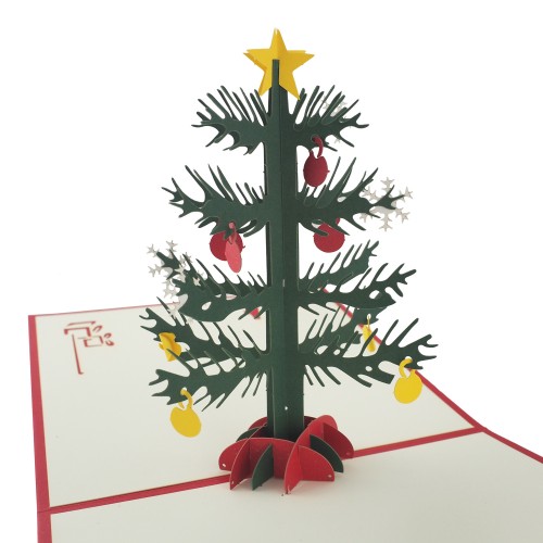 3D přání - Vánoční stromeček