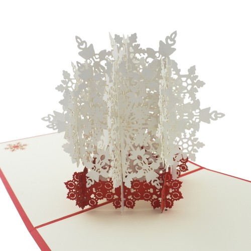 3D přání - Sněhová vločka