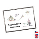 Rámček na darovanie peňazí - Dovolenka - hory