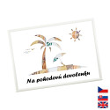 Rámeček na darování peněz - Dovolená - pláž