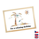 Rámeček na darování peněz - Dovolená - pláž