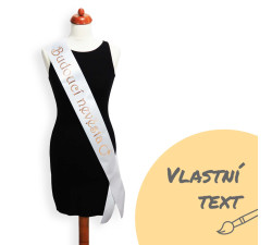 Šerpa pre nevestu - biela