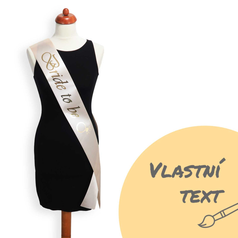 Šerpa pre nevestu - smotanová