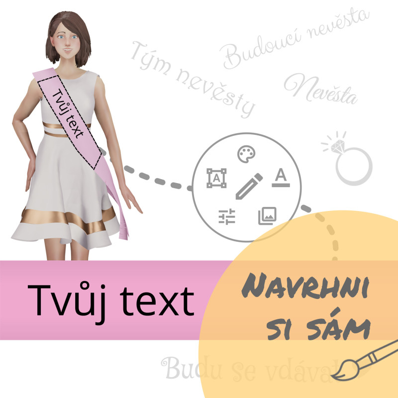 Šerpa - ŠTANDARDNÁ POTLAČ - navrhni si sám