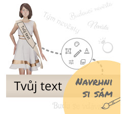 Šerpa - METALICKÝ POTISK - navrhni si sám